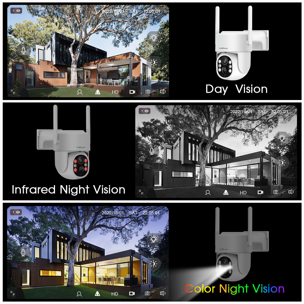 4MP CCTV Wireless PTZ Outdoor Waterproof Solar Battery Camera with Sim Card Support 128G TF Card