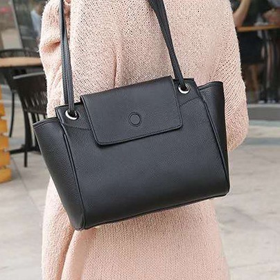 Ladies Top Handle Tote Purse Handbags Cow Leather Shoulder Bags For Women