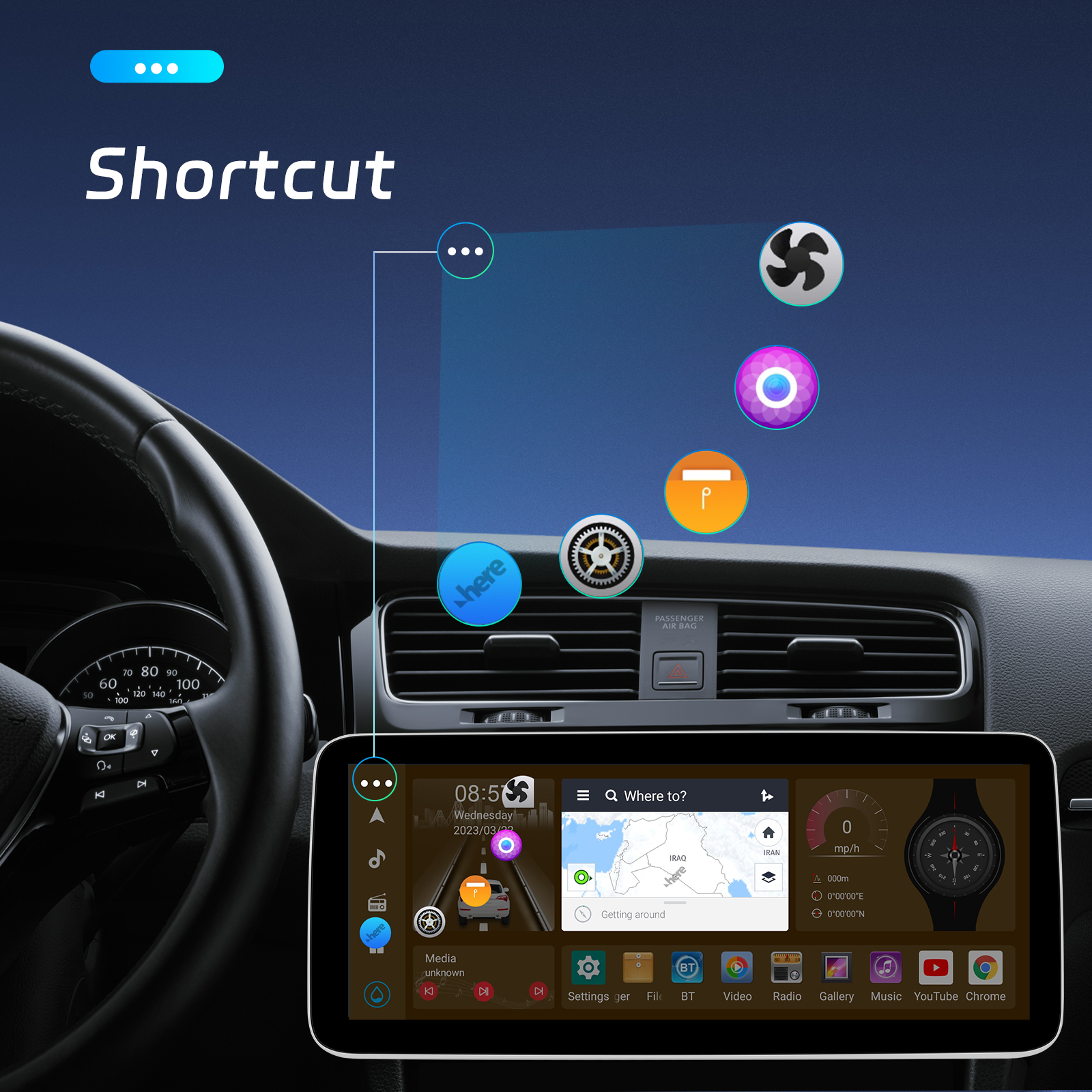 12.3 inch Dsp Carplay Radio w204 Android Screen Car Touch Screen Car Stereo Auto Gps Navigation System