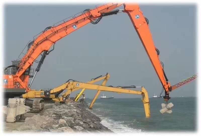 Durable material with Long Reach Boom And Stick 18 to 30 Meter For Hitachi Excavators EX270 EX330 seaport costruction