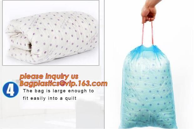 Ultra Strong Wastebasket Liners Bags for Home Waste Bin Kitchen Bathroom Office Car,Medium Trash Bags, Black Bin Liners