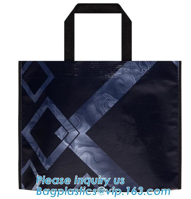 non-woven promotional shopping bag ultrasonic non woven bag, Custom printed tote non woven bag shopping shoulder bag pri