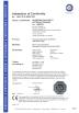 DUALRAYS LIGHTING Co.,LTD. Certifications