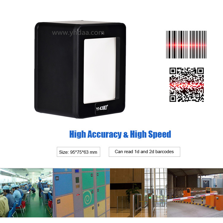Omni Directional Desktop 2D Barcode Scanner CMOS Automatic YHD-9800D