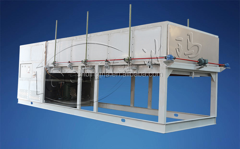 Small Direct Cooling Block Ice Machine 5t 380V Air Water Cooling