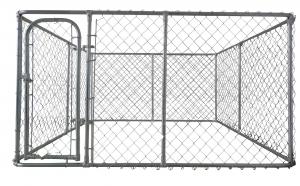 China chain link dog kennel  4ft x 7.5ft x 7.5ft DIY dog fence chain mesh 60mm x 60mm on sale