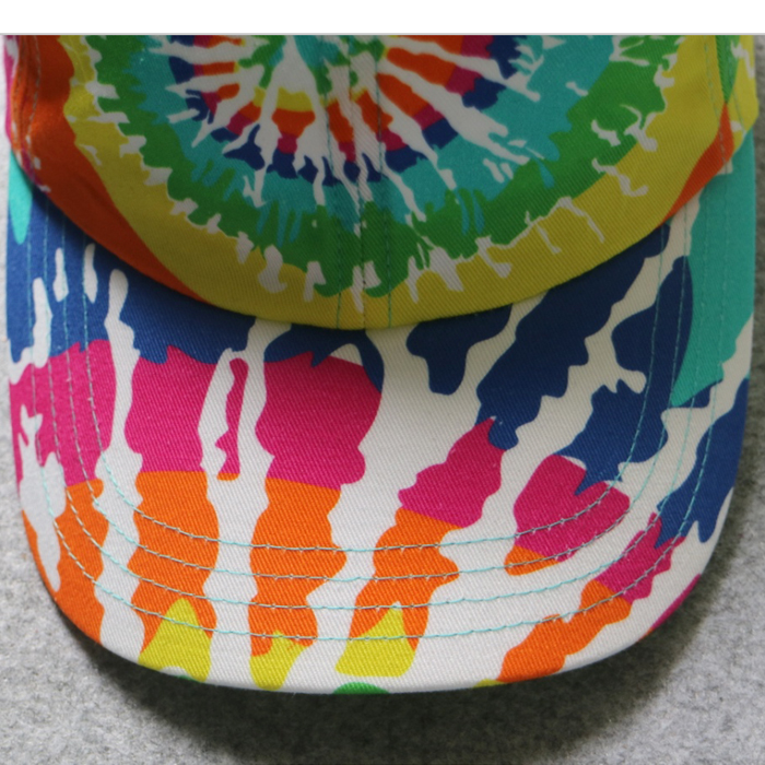 Rainbow Design Unisex Printed Baseball Caps Ace Headwear Eco Friendly