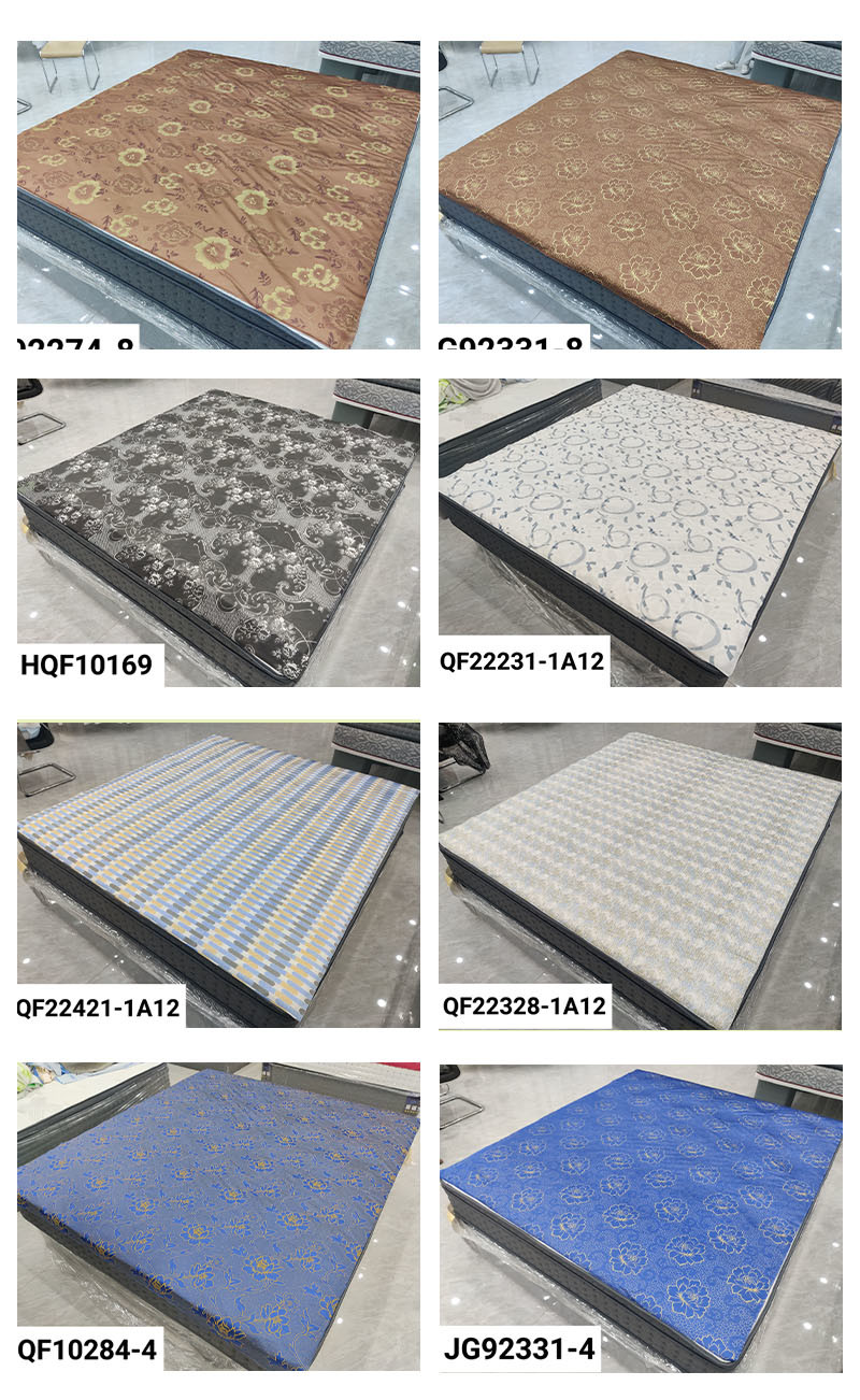 Wholesale 100 Polyester Mattress Quilting Fabric Warp Knitted Gold Printed Mattress fabric