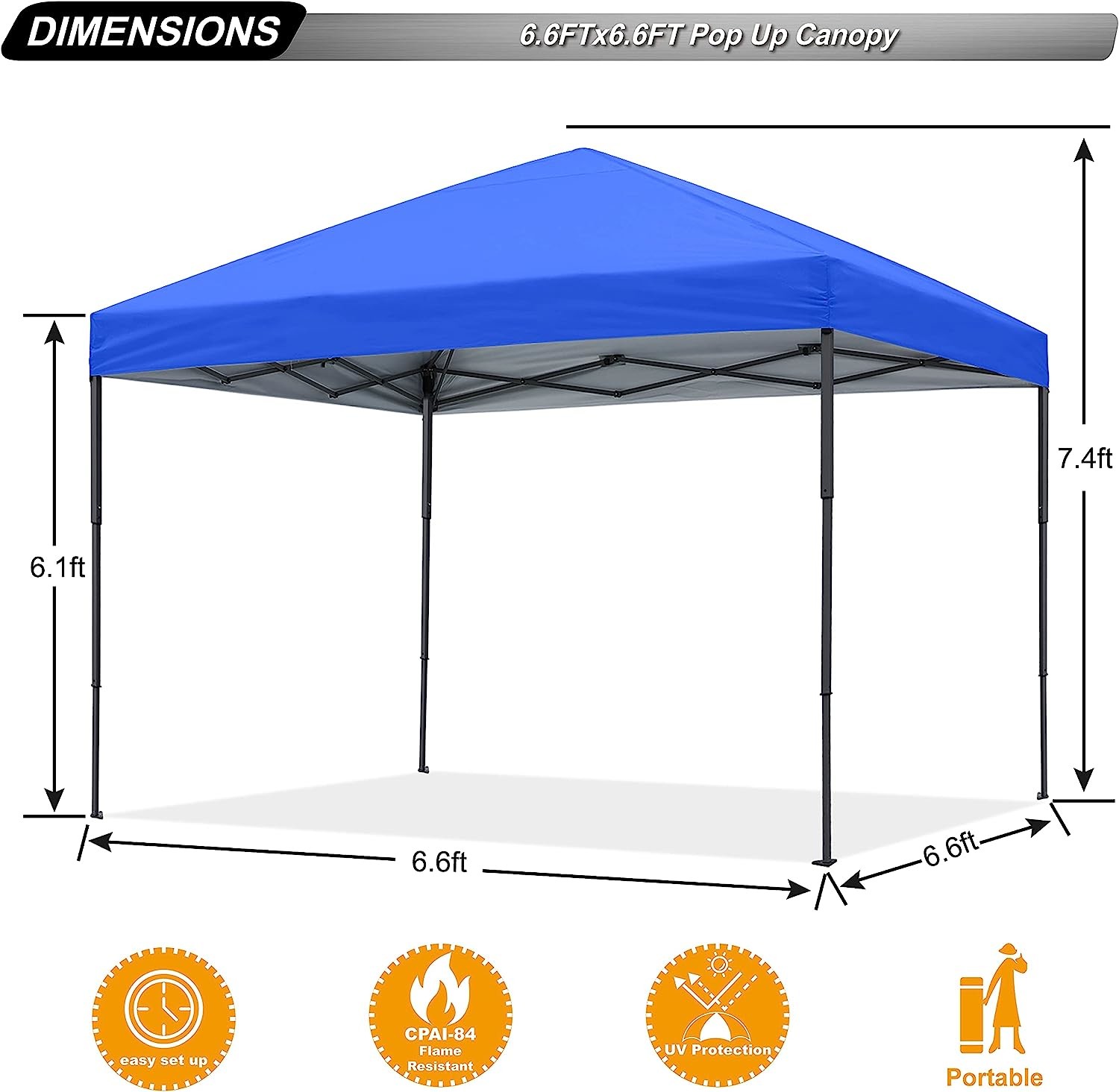 Show Canopy Tent, Stable Pop up Outdoor Canopy Tent, Gazebo Tent with Mosquito Netting Outdoor Canopy Shelter