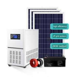 China Photovoltaic Solar Power Panel System 220v Household 2000w Off-Grid Inverter Control on sale