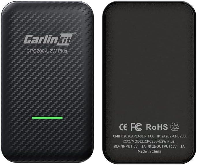 High Sensitivity Wired Carplay To Wireless Carplay Converter U2W Built In 5G Smart Chip