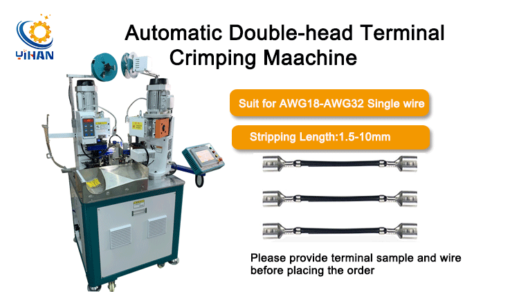 Cutting Stripping Crimping Machine for JST Connector VH XH SM SH PH Terminals 4000PCS/h