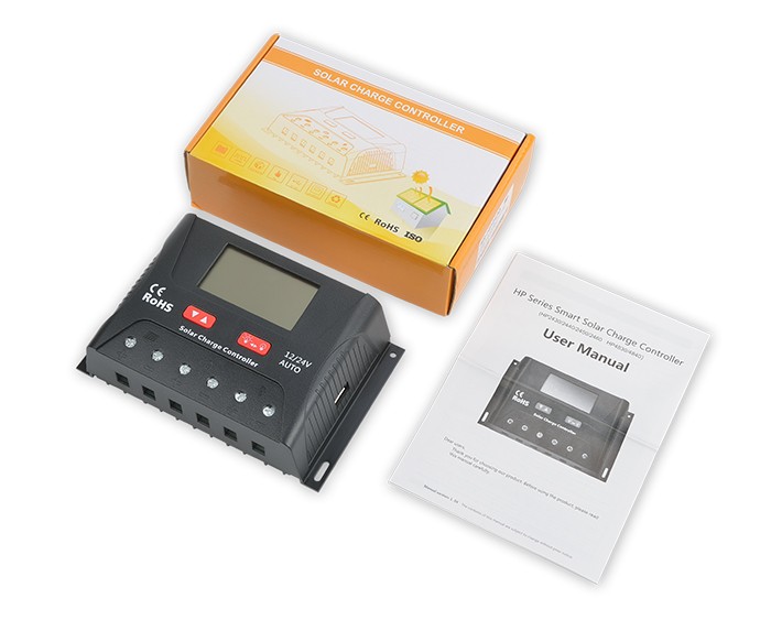 40 Amp PWM Solar Charge Controller Regulator With LCD Screen USB Port HP2440