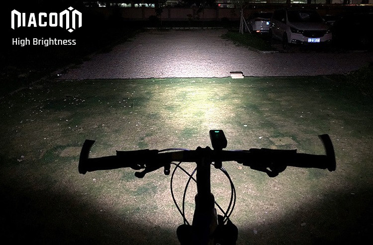 IPX5 Waterproof Bike Front Led Light 30W 3000lm Aluminum Case Power Bank Flashlight