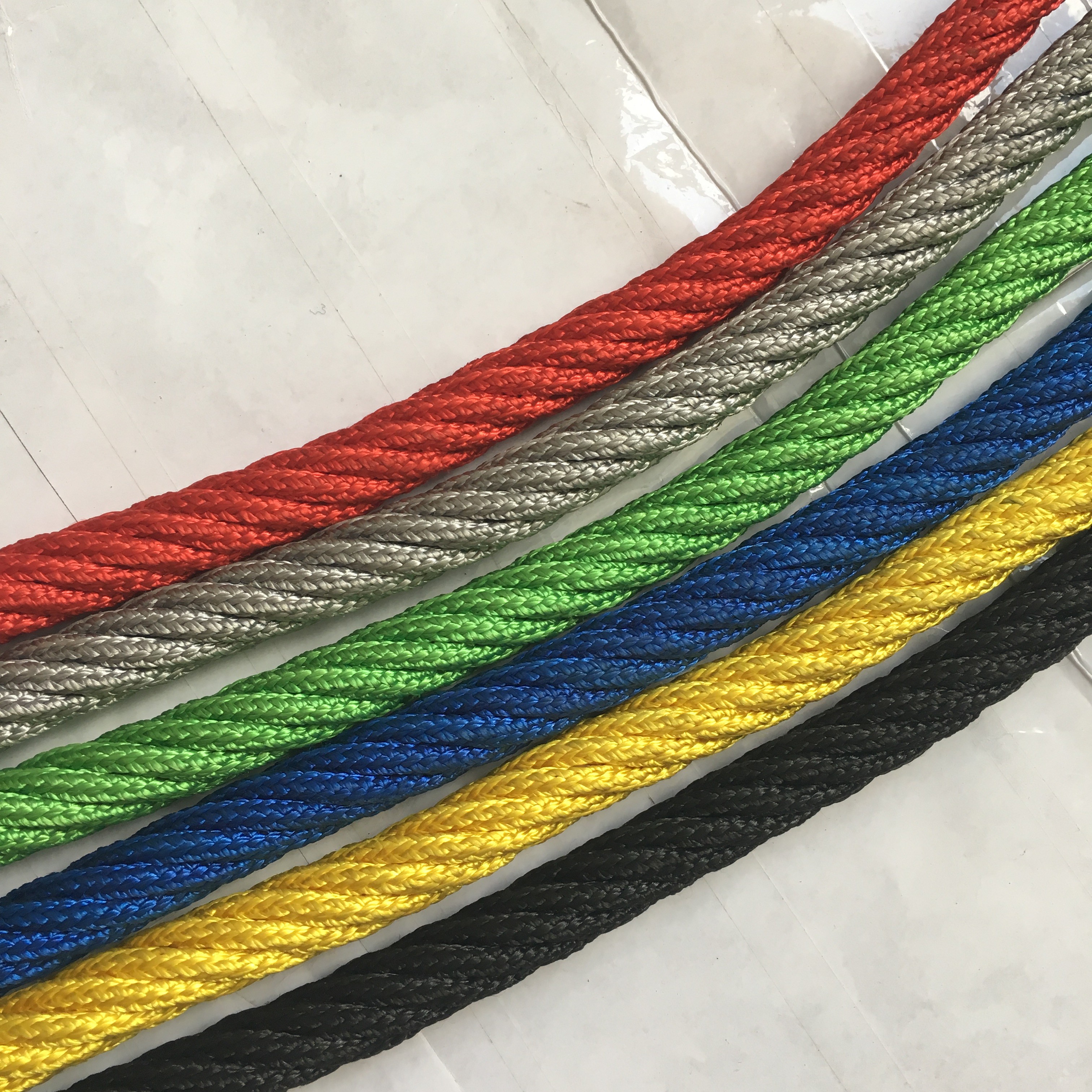 6 Strand 16mm Steel Core Polyester Combination Playground Wire Rope