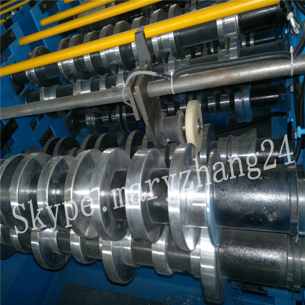 Roof use tile roll forming machine , roofing sheet double layer roll forming machine