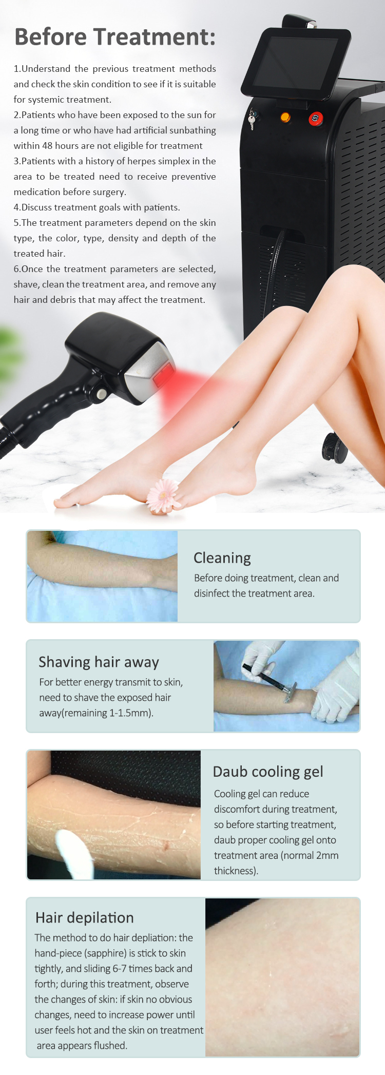 2000w Professional Laser Hair Removal Machine 808 Diode LCD Touch Screen ODM