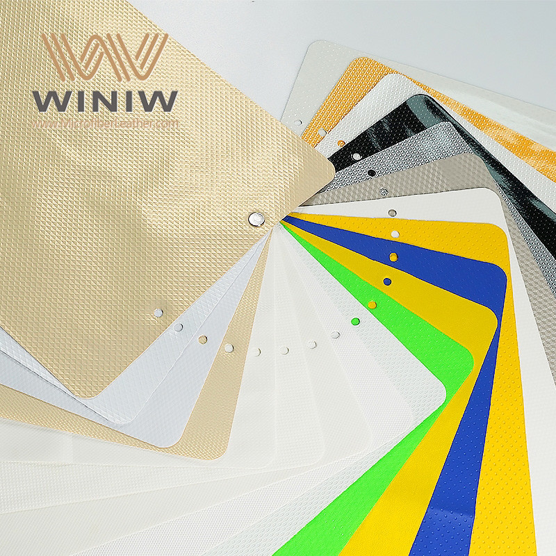 Custom Handmade Microfiber Vegan Fabrics Imitation Leather For Training Footballs