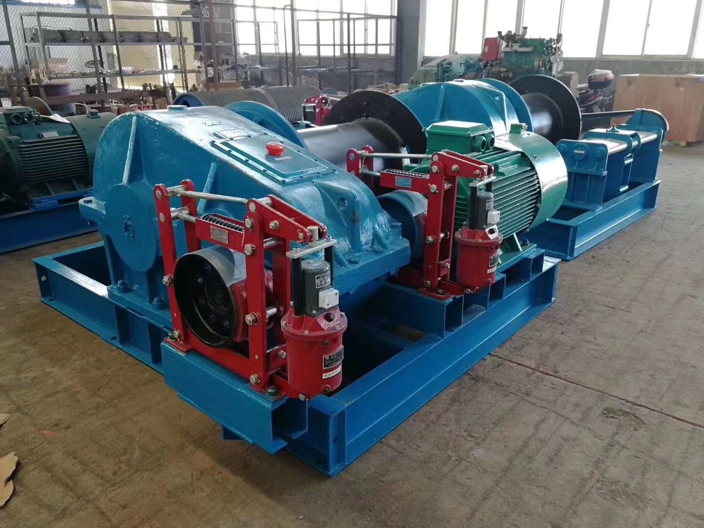 Jm Model Slow Speed Electric Power Winch For Cable Pulling