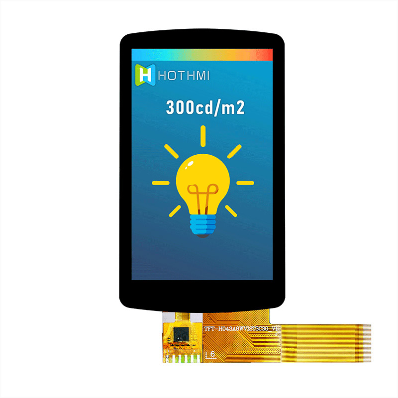 4.3 Inch IPS TFT Capacitive Screen , 480x800 TFT Color Display