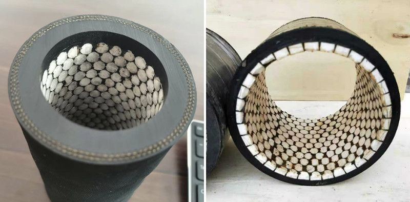Hydraulic Mining Ceramic Hose Pipe Parker Slurry Hose Reel