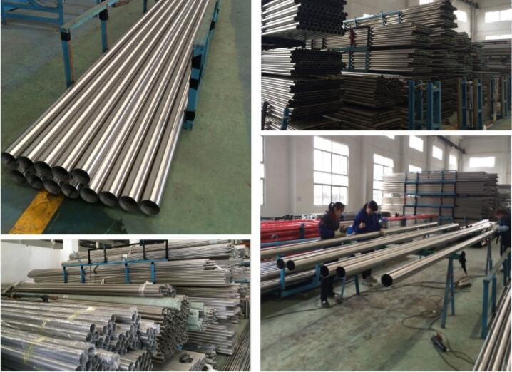 ASTM A270 316L Stainless Steel Round Tube 316L Stainless Steel Sanitary Pipes Mirror Surface