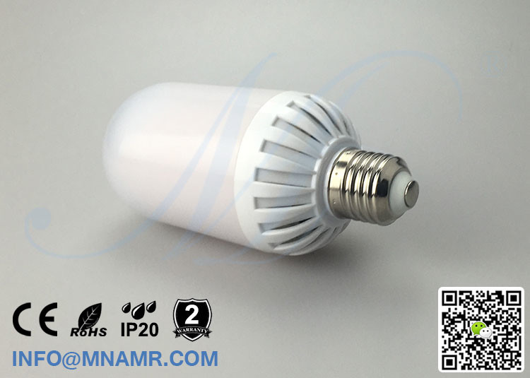 3D Vivid LED Flame Light E27 LED Candle Light