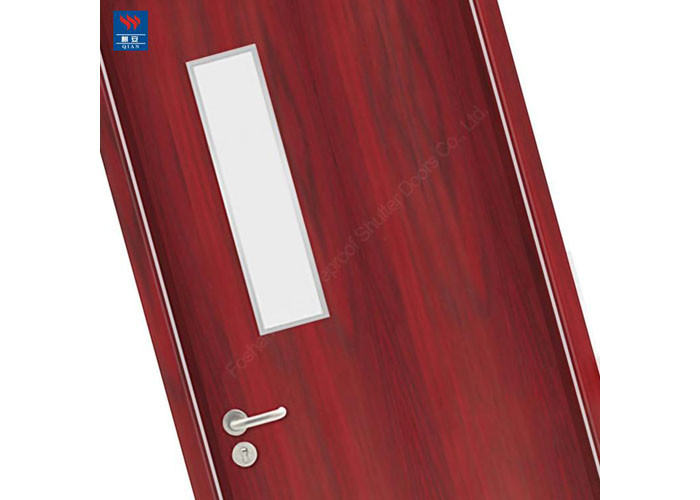 Fireproof Interior Glass Wood Door