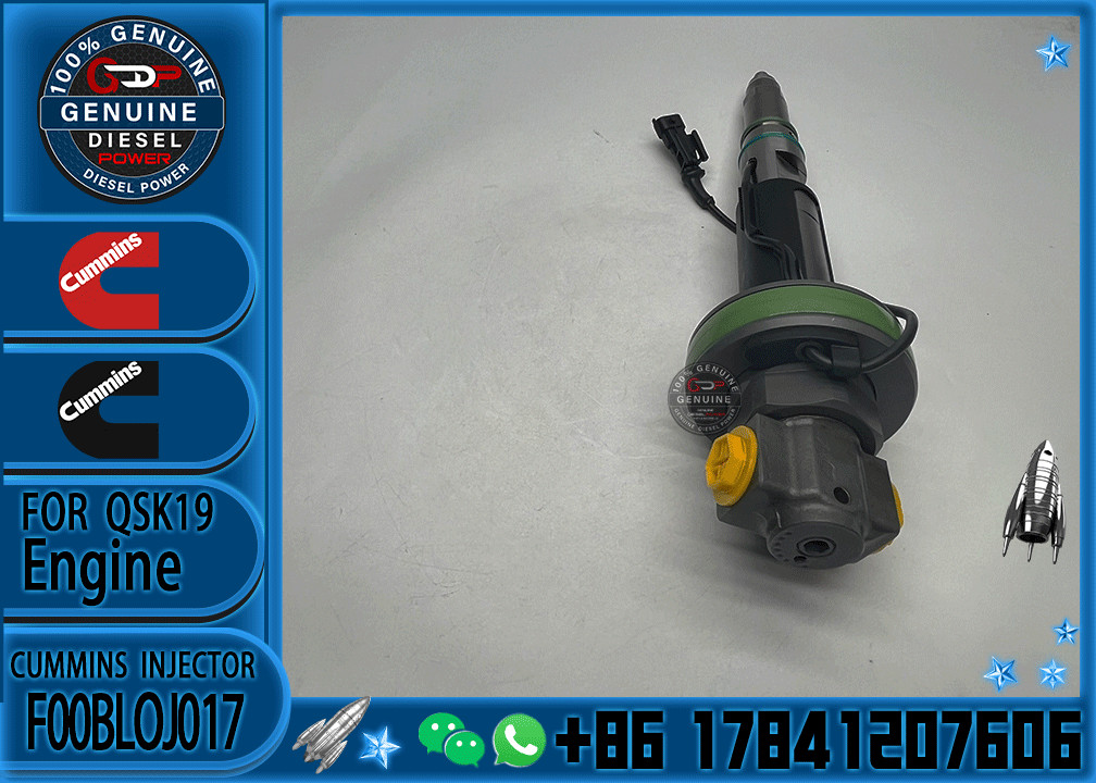 Diesel Fuel Injector F0OBLOJ018 F00BLOJ017 4964172 Y431K05248 For Cummins QSK19 QSK38 QSK50 QSK60 Engine