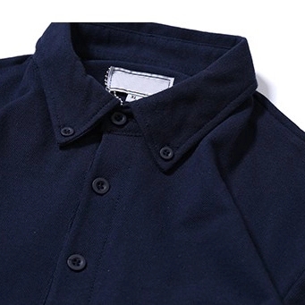 Lightweight Breathable Polo Shirts Custom Made Casual Style Quick Dry