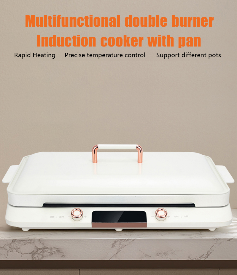 Intense Fire Function Electric Induction Cooker with Touch Buttons and NO App-Controlled