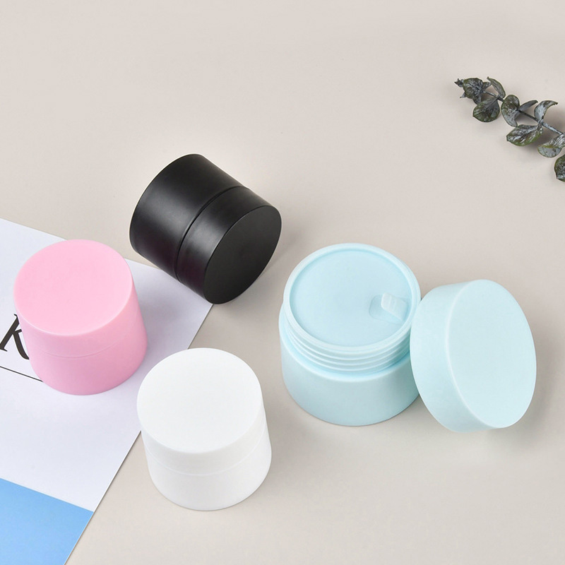 Eco Friendly Portable Containers 5ml 10g 20g Face Cream Jar Traveling Plastic Pot Jars for UV Nail Gel Cosmetic Packaging