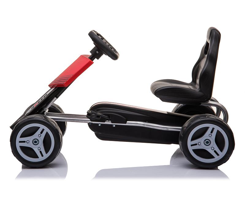 8 to 13 Years Range Adjustable Seats Children's Pedal Go-Kart Car with Front and Rear