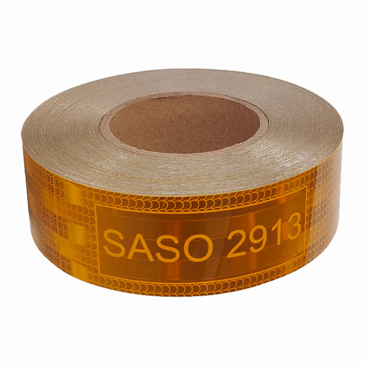 Hi Viz Micro Prismatic 6 Inch Reflective Tape Roll Waterproof For Trailers