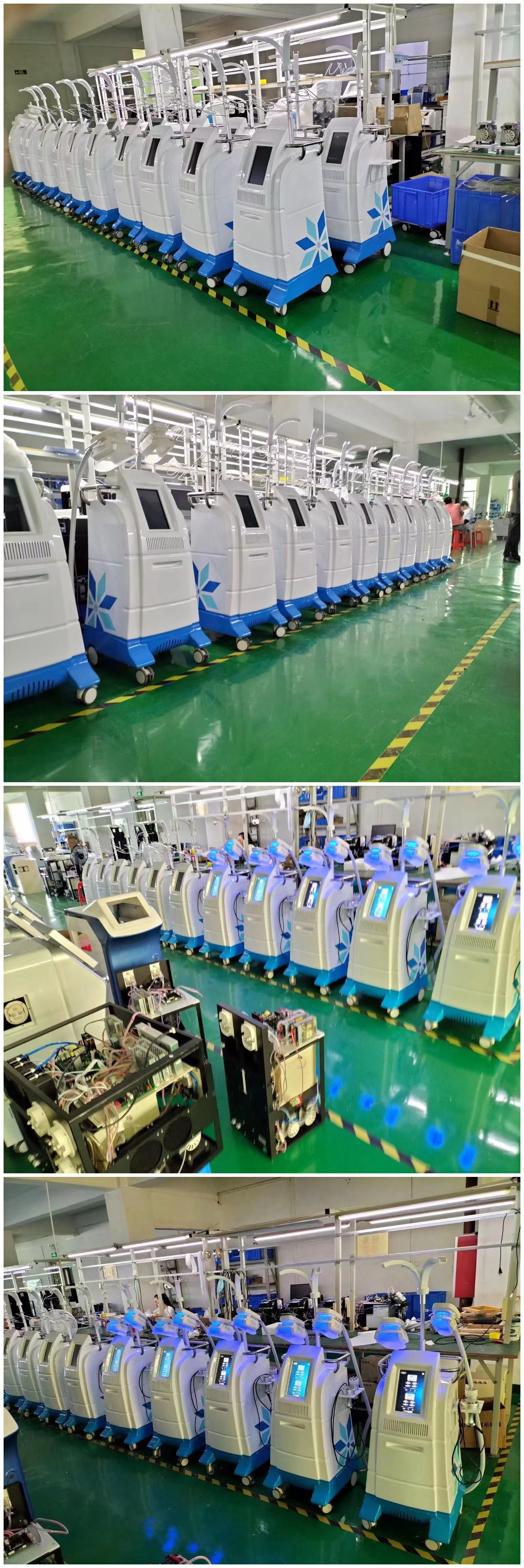 Multifunctional Vacuum Cavitation System With 4 Cryo Handles RF Fat Burning Machine