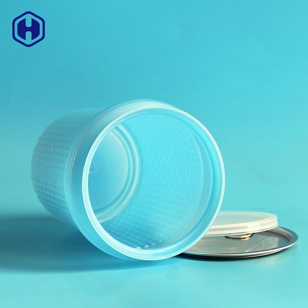 Embossed Wall Plastic Cylindrical Containers 401 EOE/POE Cover For Flower