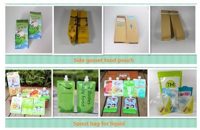 Customized Full Printing PET Coffee Zipper Plastic Packaging Bag