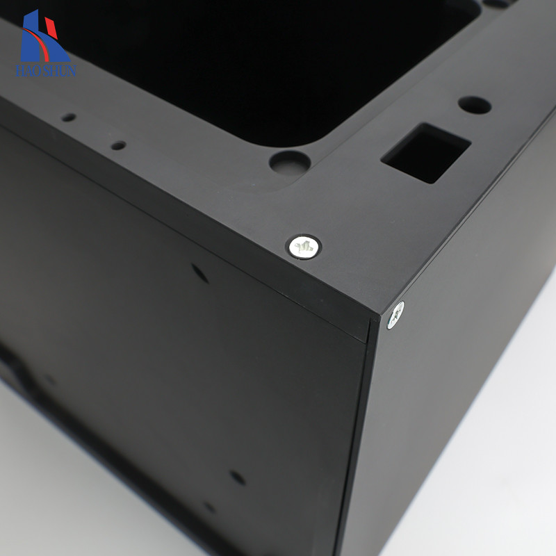 OEM Precision CNC Machining Parts Anodized Black Of Aluminum Sheet Metal Rapid Prototype