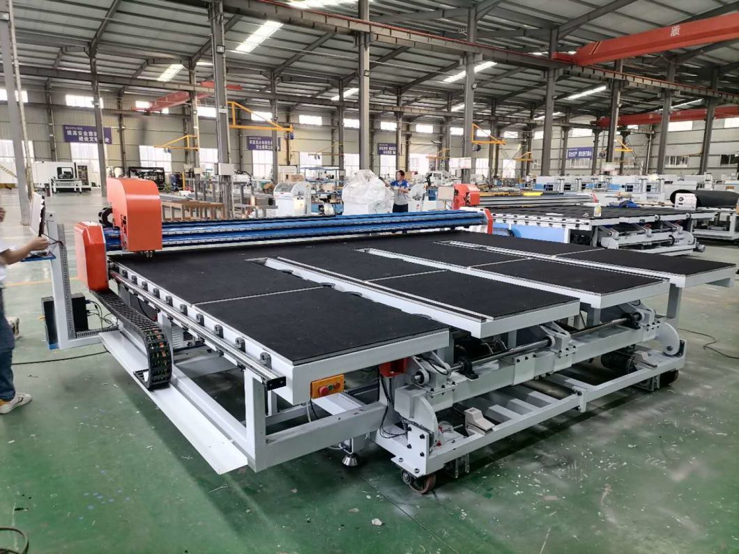 Two Parts CNC Glass Cutting Machine Glass Processing Machine