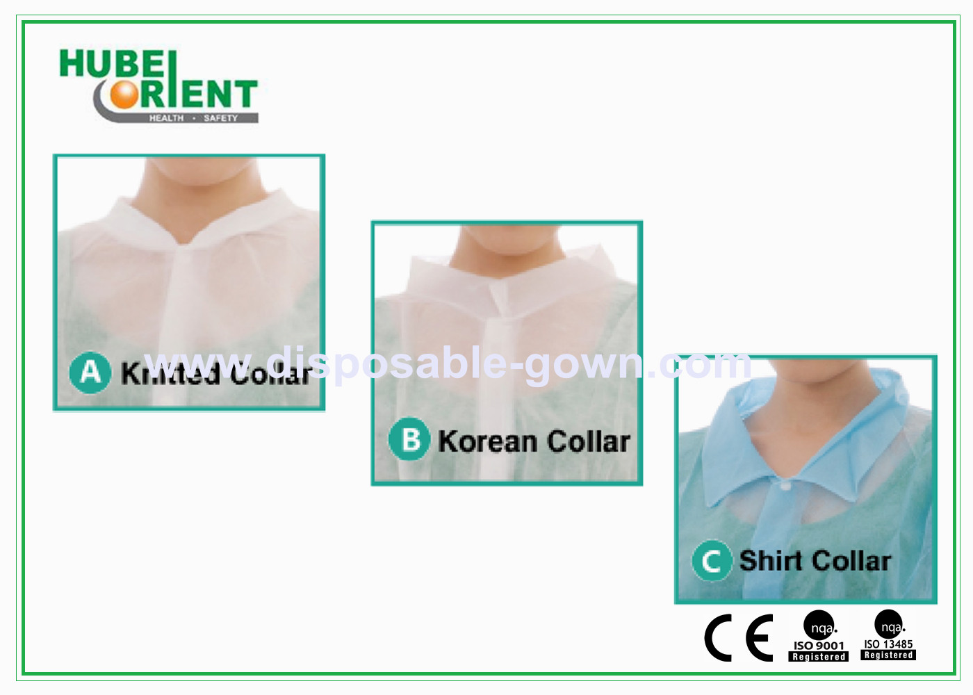 Customized Weight/Size Red PP water Resistant Disposable with snaps for factory use