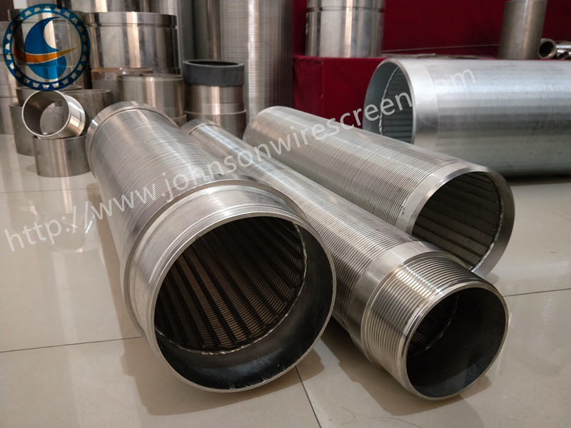 Tpi Couplings Wound 304L Wedge Wire Screen Pipe For Filteration