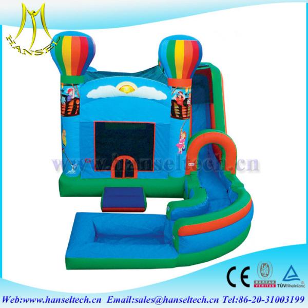 Hansel 2017 hot selling commercial PVC outdoor inflatable play area jumping