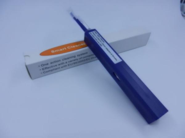 2.5mm 1.25mm Fiber Optic Ferrule Cleaner Pen , One Click Fiber Optic Connector
