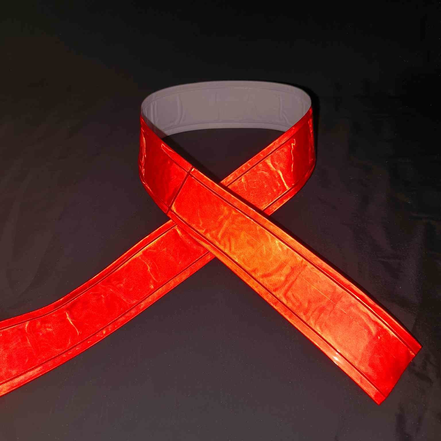 PVC Custom High Visibility Reflective Tape Iron On For Traffic Sign Crystal Heat Press