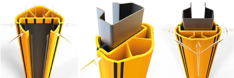Racking Upright Protectors  Rack End  Protector Guard  Warehouse Safety Bollard