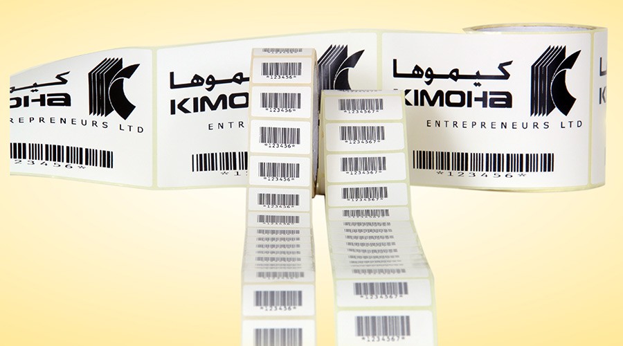 Glossy Offset Printing Cosmetic Custom Barcode Labels