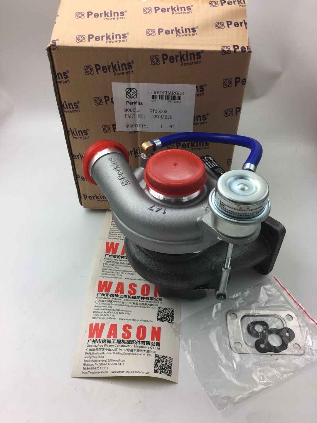 Factory Turbo Turbocharger GT2556S for Perkins 2674A150 2674A226 2373786