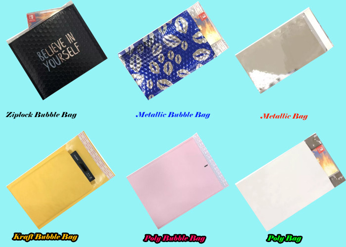 Yellow Kraft Paper Padded Envelope Bag , Wrap Bubble Mailers Bags