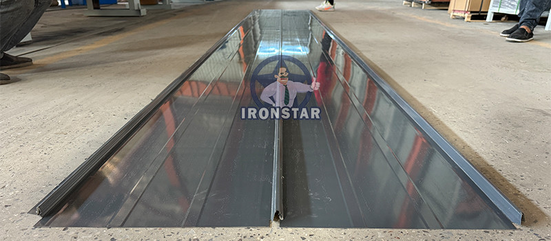 Wall standing seam snap lock roll forming machine in CANADA standing seam metal roof machine