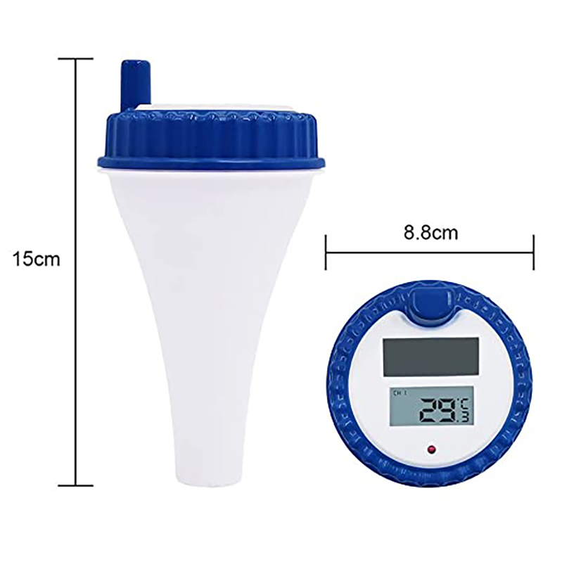 High Accuracy ±1.0°C Wireless Digital Floating Thermometer For Swimming Pool And Aquarium 7-15v